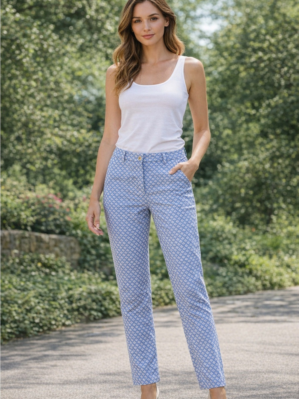 Michael Michael Kors Blue Pants Women’s Size 12 NWT- MSRP $130